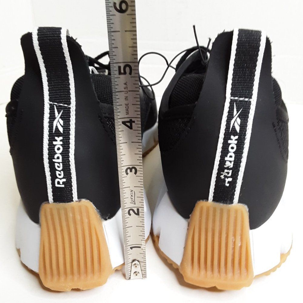 Reebok Men's Zig Dynamica Black White Running Shoe size 8M - Picture 6 of 11